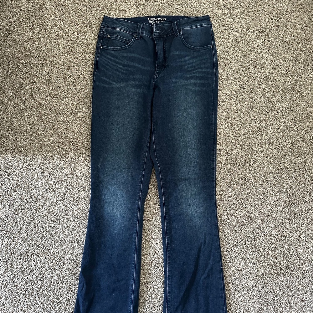 Maurices everflex high rise boot cut jeans 10 regular
